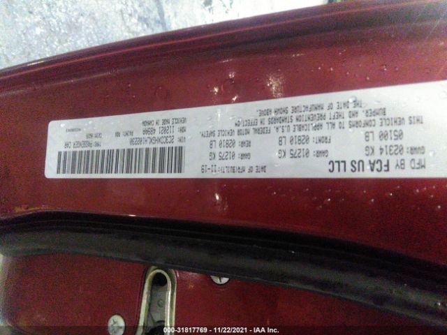 Photo 8 VIN: 000CDXHGXLH102230 - DODGE CHARGER 