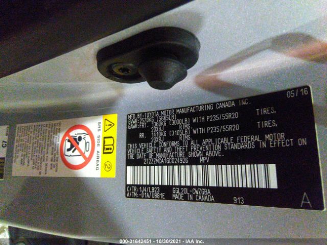 Photo 8 VIN: 002ZZMCA1GC024926 - LEXUS RX 350 