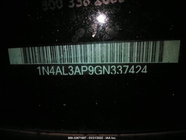 Photo 8 VIN: 004AL3AP9GN337424 - NISSAN ALTIMA 