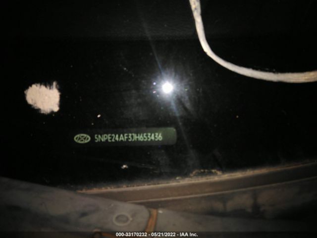 Photo 8 VIN: 00PE24AF3JH653436 - HYUNDAI SONATA 