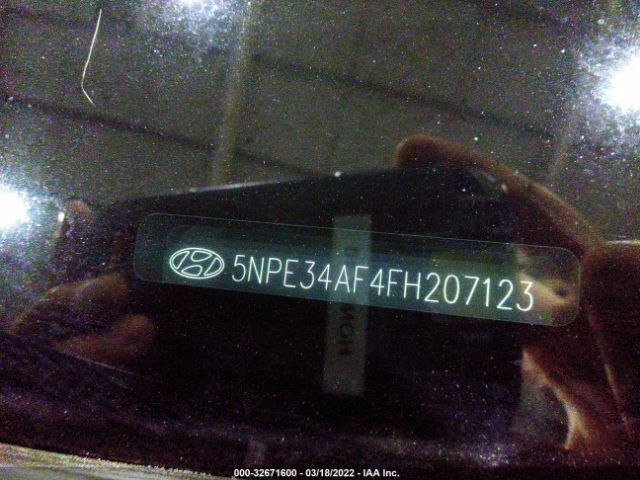 Photo 8 VIN: 00PE34AF4FH207123 - HYUNDAI SONATA 