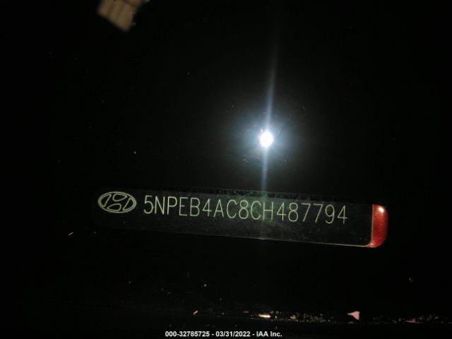 Photo 8 VIN: 00PEB4AC8CH487794 - HYUNDAI SONATA 