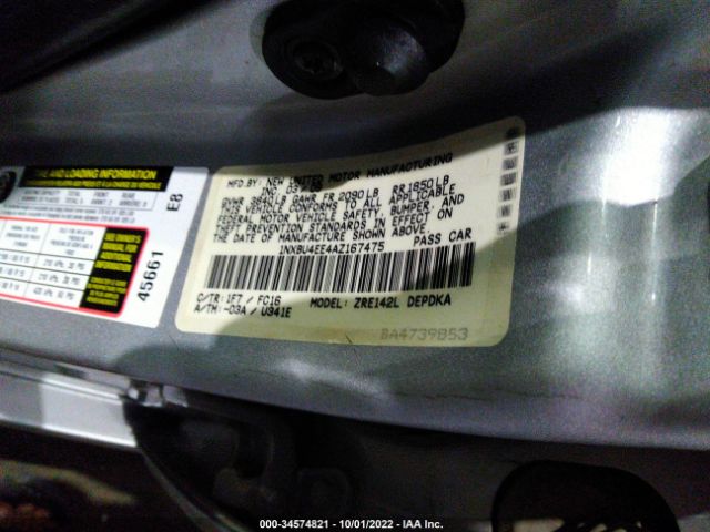 Photo 8 VIN: 00XBU4EE4AZ167475 - TOYOTA COROLLA 