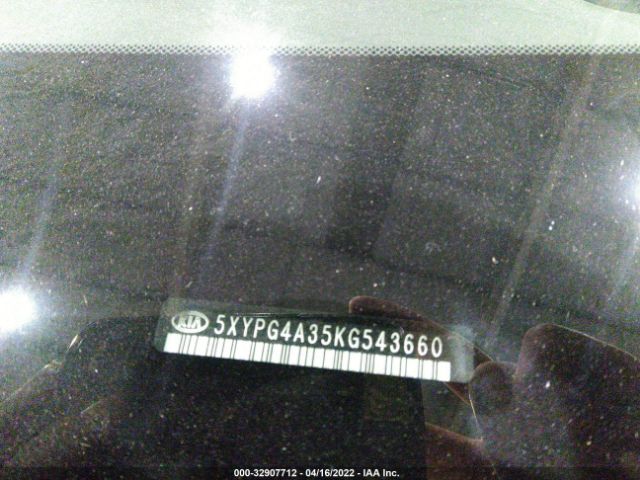 Photo 8 VIN: 00YPG4A35KG543660 - KIA SORENTO 