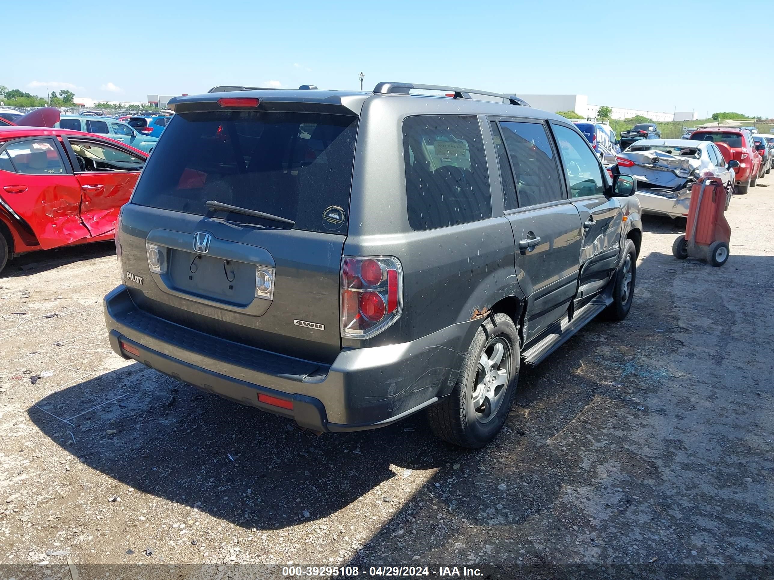 Photo 3 VIN: 02HKYF18547H51180 - HONDA PILOT 