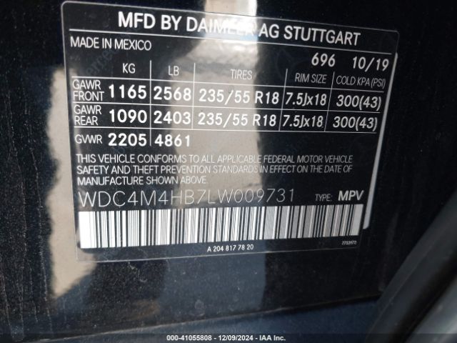 Photo 8 VIN: 0WDC4MHB7LW009731 - MERCEDES-BENZ GLB 