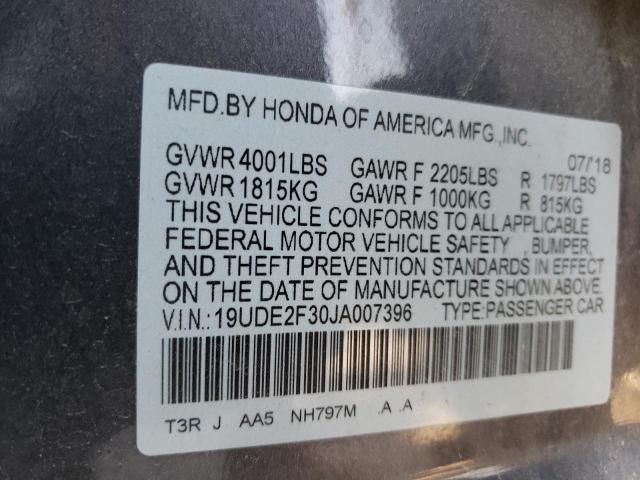 Photo 9 VIN: 19UDE2F30JA007396 - ACURA ILX BASE W 