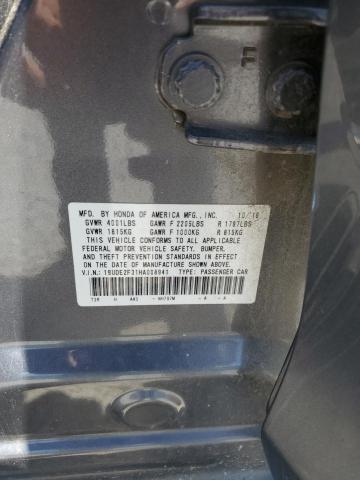 Photo 12 VIN: 19UDE2F31HA008941 - ACURA ILX BASE W 