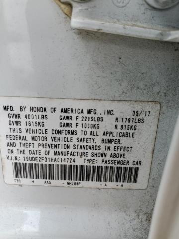 Photo 11 VIN: 19UDE2F31HA014724 - ACURA ILX BASE W 