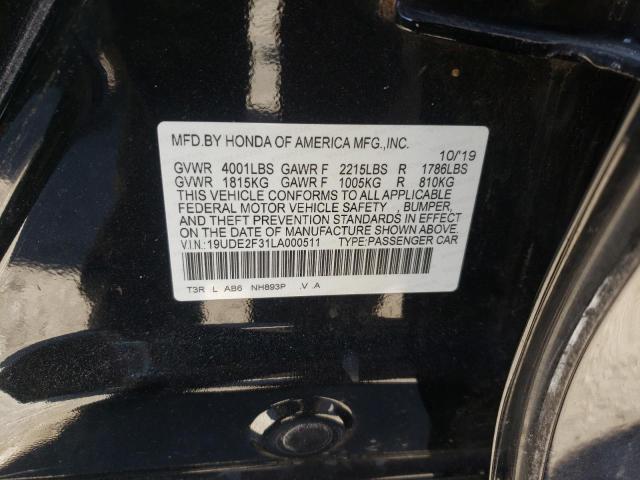 Photo 9 VIN: 19UDE2F31LA000511 - ACURA ILX 