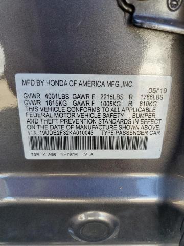 Photo 11 VIN: 19UDE2F32KA010043 - ACURA ILX 