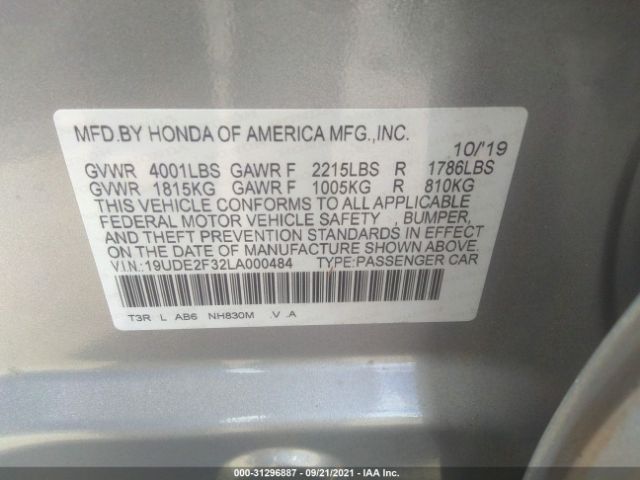 Photo 8 VIN: 19UDE2F32LA000484 - ACURA ILX 