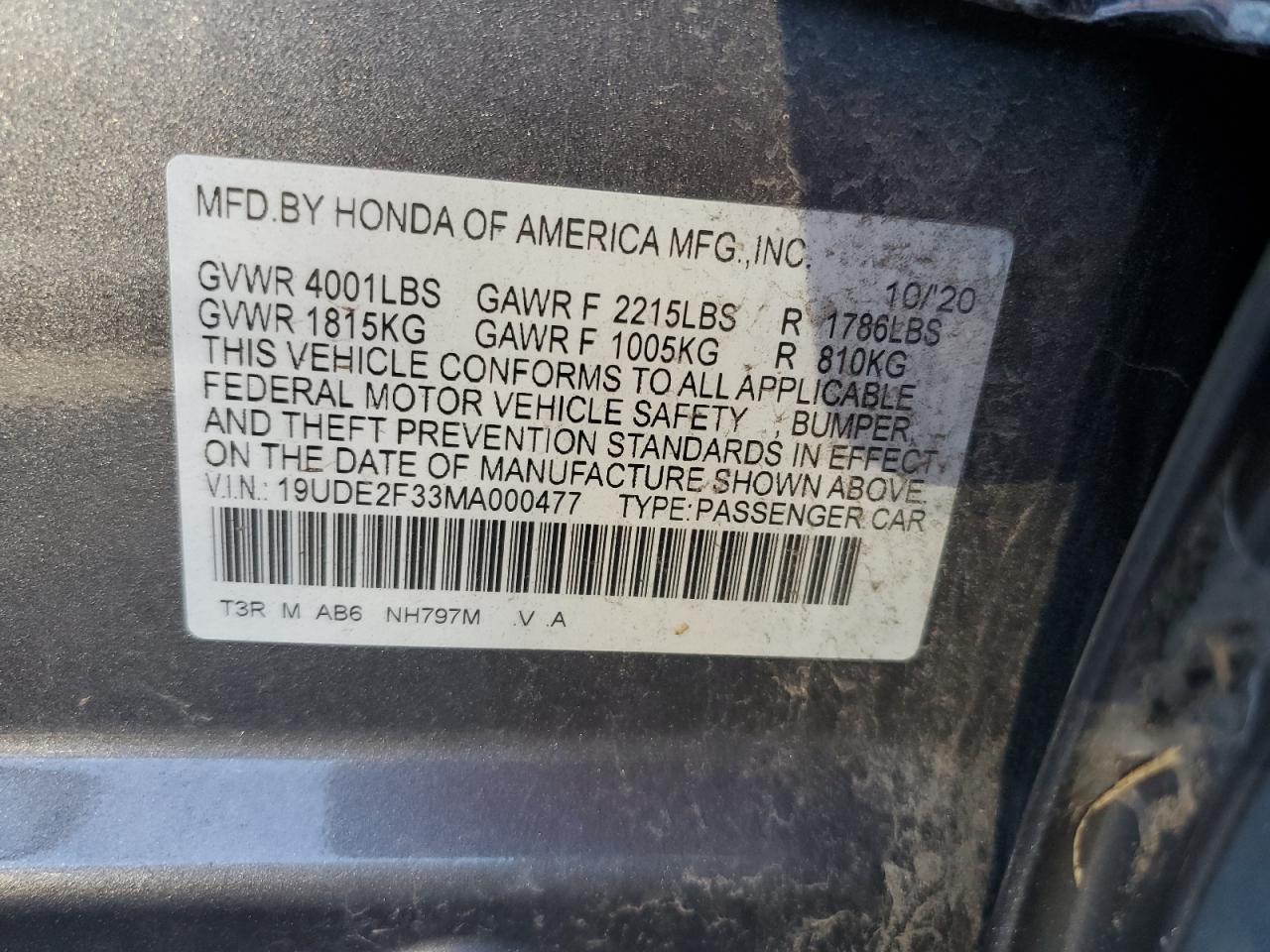 Photo 11 VIN: 19UDE2F33MA000477 - ACURA ILX 