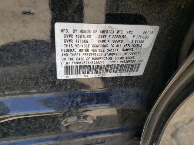 Photo 12 VIN: 19UDE2F34HA006245 - ACURA ILX 