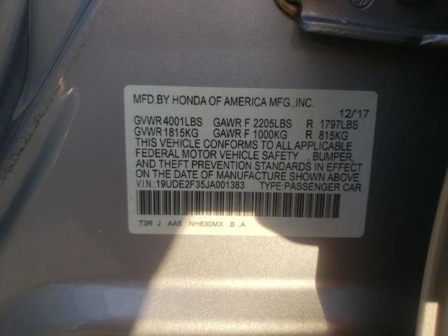 Photo 11 VIN: 19UDE2F35JA001383 - ACURA ILX BASE W 