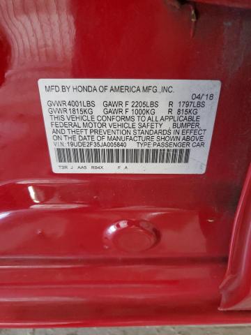 Photo 12 VIN: 19UDE2F35JA005840 - ACURA ILX BASE W 