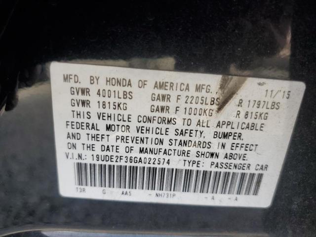 Photo 11 VIN: 19UDE2F36GA022574 - ACURA ILX 