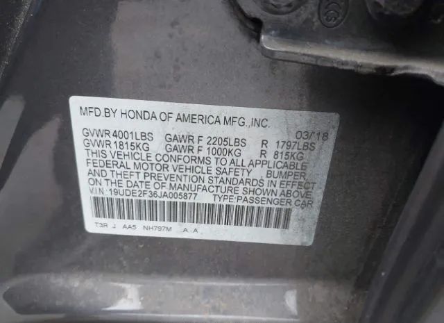 Photo 8 VIN: 19UDE2F36JA005877 - ACURA ILX 