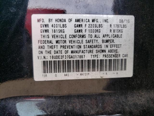 Photo 11 VIN: 19UDE2F37GA017867 - ACURA ILX 