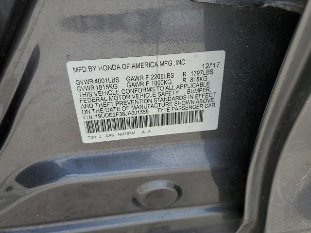 Photo 12 VIN: 19UDE2F38JA001555 - ACURA ILX 