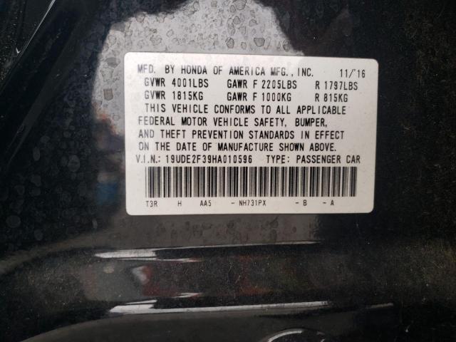 Photo 12 VIN: 19UDE2F39HA010596 - ACURA ILX BASE W 