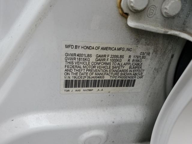 Photo 12 VIN: 19UDE2F39JA004805 - ACURA ILX BASE W 