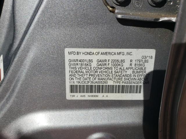 Photo 11 VIN: 19UDE2F39JA005260 - ACURA ILX 