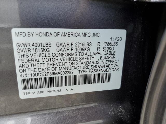 Photo 9 VIN: 19UDE2F39MA002282 - ACURA ILX 