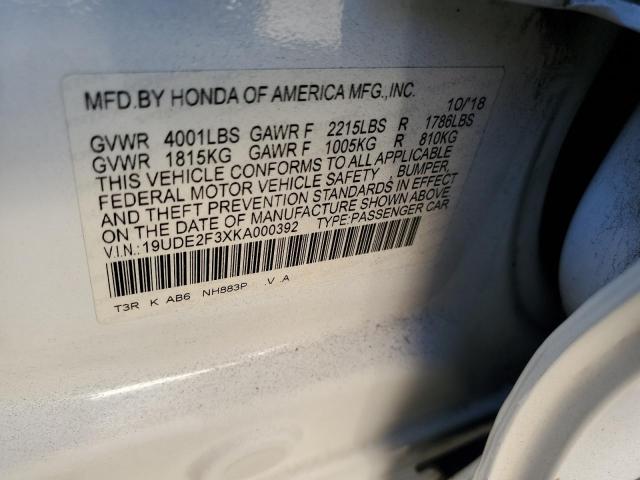 Photo 11 VIN: 19UDE2F3XKA000392 - ACURA ILX 