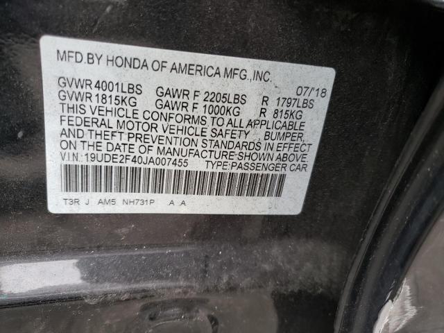 Photo 11 VIN: 19UDE2F40JA007455 - ACURA ILX 