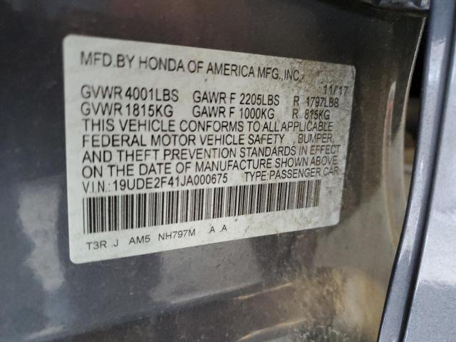 Photo 11 VIN: 19UDE2F41JA000675 - ACURA ILX 