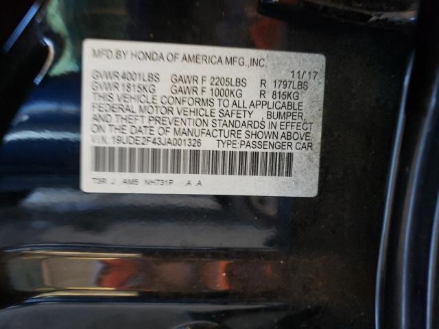 Photo 9 VIN: 19UDE2F43JA001326 - ACURA ILX SPECIA 