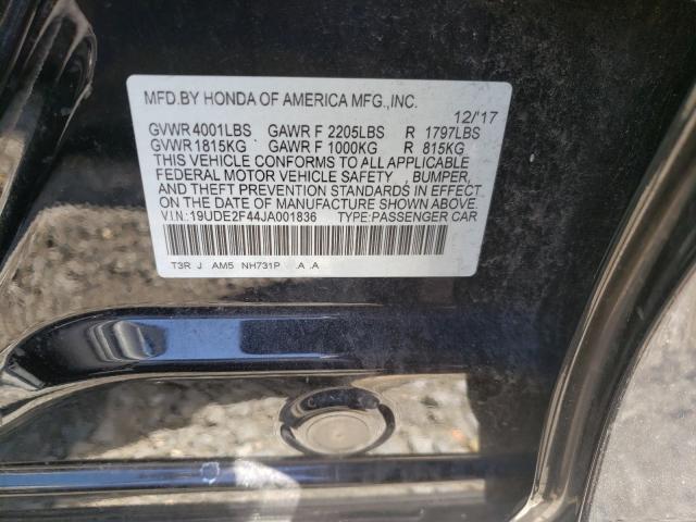 Photo 9 VIN: 19UDE2F44JA001836 - ACURA ILX SPECIA 