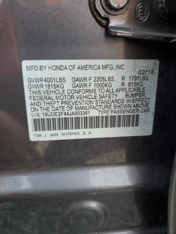 Photo 12 VIN: 19UDE2F44JA003361 - ACURA ILX SPECIA 