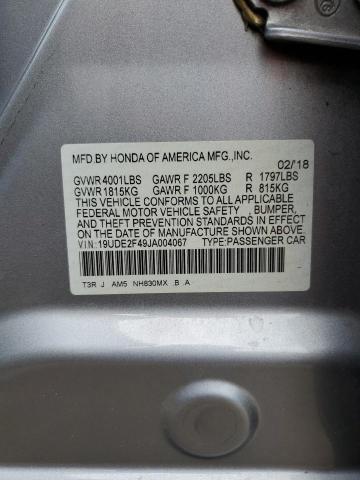 Photo 11 VIN: 19UDE2F49JA004067 - ACURA ILX SPECIA 