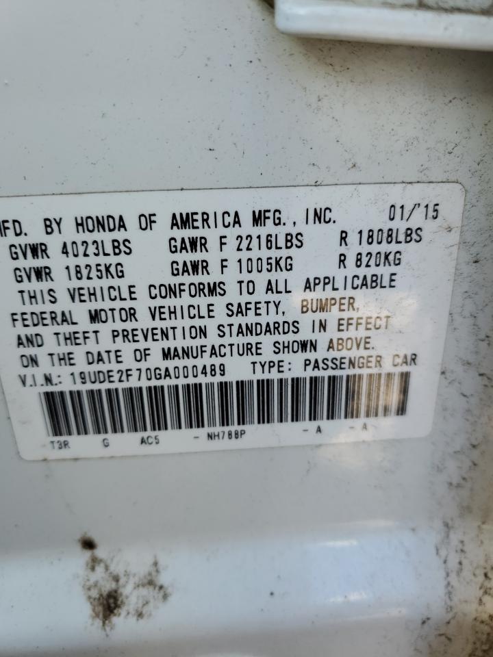 Photo 11 VIN: 19UDE2F70GA000489 - ACURA ILX 