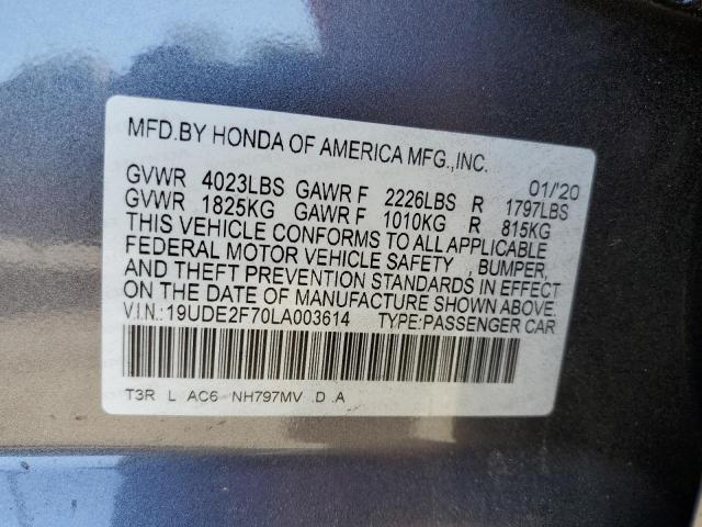 Photo 12 VIN: 19UDE2F70LA003614 - ACURA ILX PREMIU 