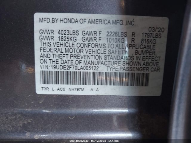 Photo 8 VIN: 19UDE2F70LA005122 - ACURA ILX 