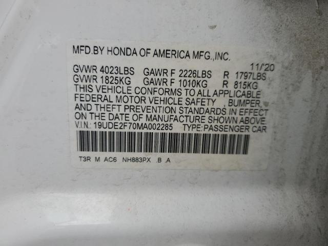 Photo 11 VIN: 19UDE2F70MA002285 - ACURA ILX PREMIU 