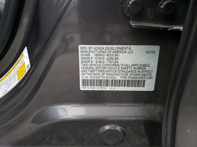 Photo 11 VIN: 19UDE2F70NA005625 - ACURA ILX 