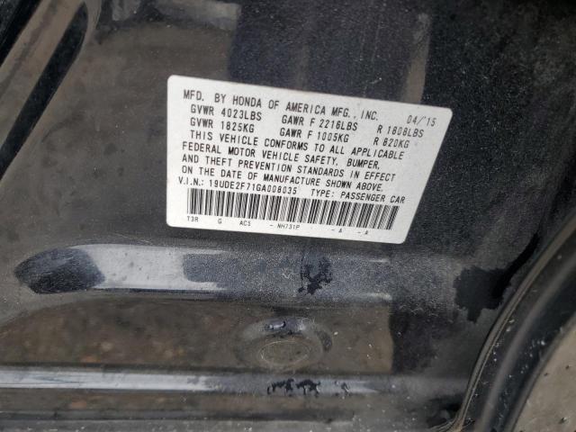 Photo 11 VIN: 19UDE2F71GA008035 - ACURA ILX 