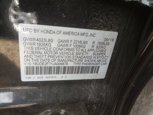 Photo 9 VIN: 19UDE2F71JA006678 - ACURA ILX 