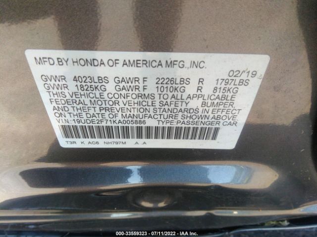 Photo 8 VIN: 19UDE2F71KA005886 - ACURA ILX 