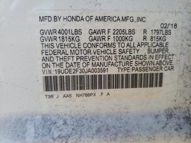 Photo 9 VIN: 19UDE2F71KA014992 - ACURA ILX 