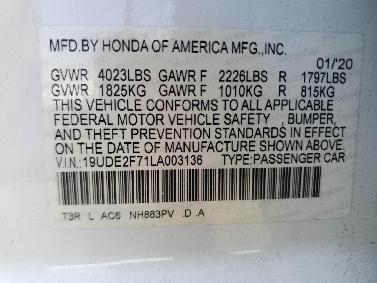 Photo 12 VIN: 19UDE2F71LA003136 - ACURA ILX 