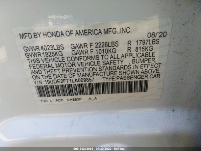 Photo 8 VIN: 19UDE2F71LA009857 - ACURA ILX 