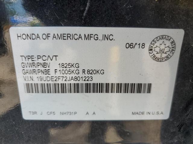 Photo 11 VIN: 19UDE2F72JA801223 - ACURA ILX PREMIU 