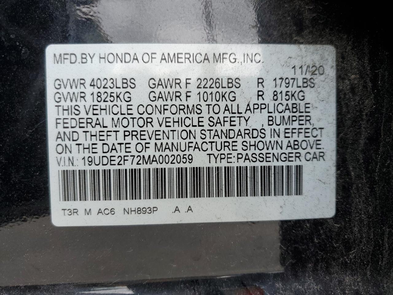 Photo 12 VIN: 19UDE2F72MA002059 - ACURA ILX 