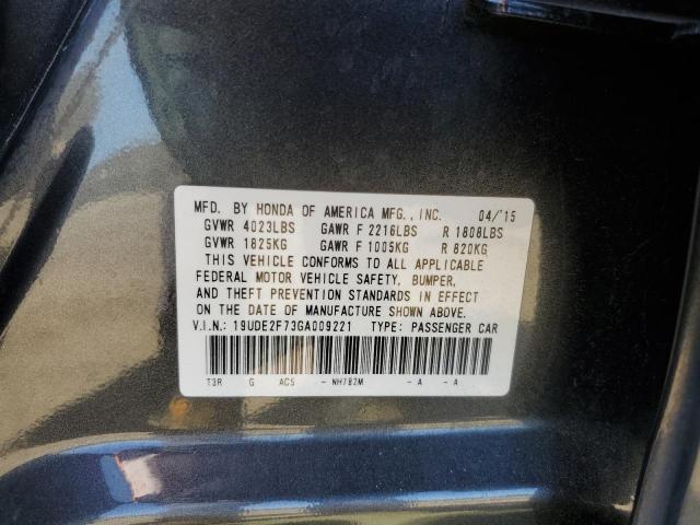 Photo 11 VIN: 19UDE2F73GA009221 - ACURA ILX 