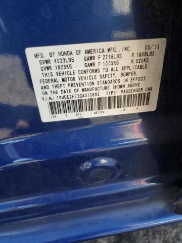 Photo 11 VIN: 19UDE2F73GA010692 - ACURA ILX 